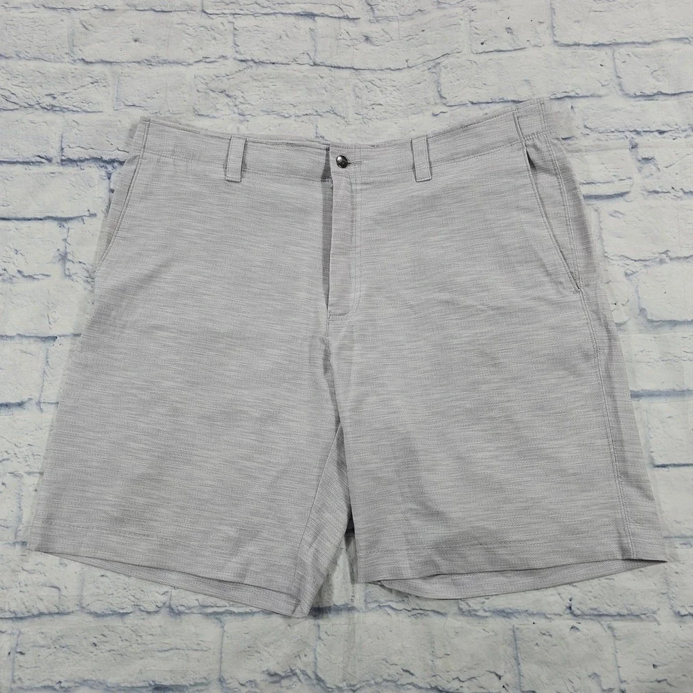 Callaway Golf Shorts MENS 38 Grey Textured Performance Stretch Activewear